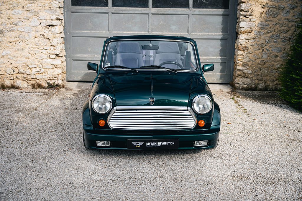 Mini Rover Cabriolet factory British Racing Green green mk2 1996 My Mini Revolution used car for sale Paris