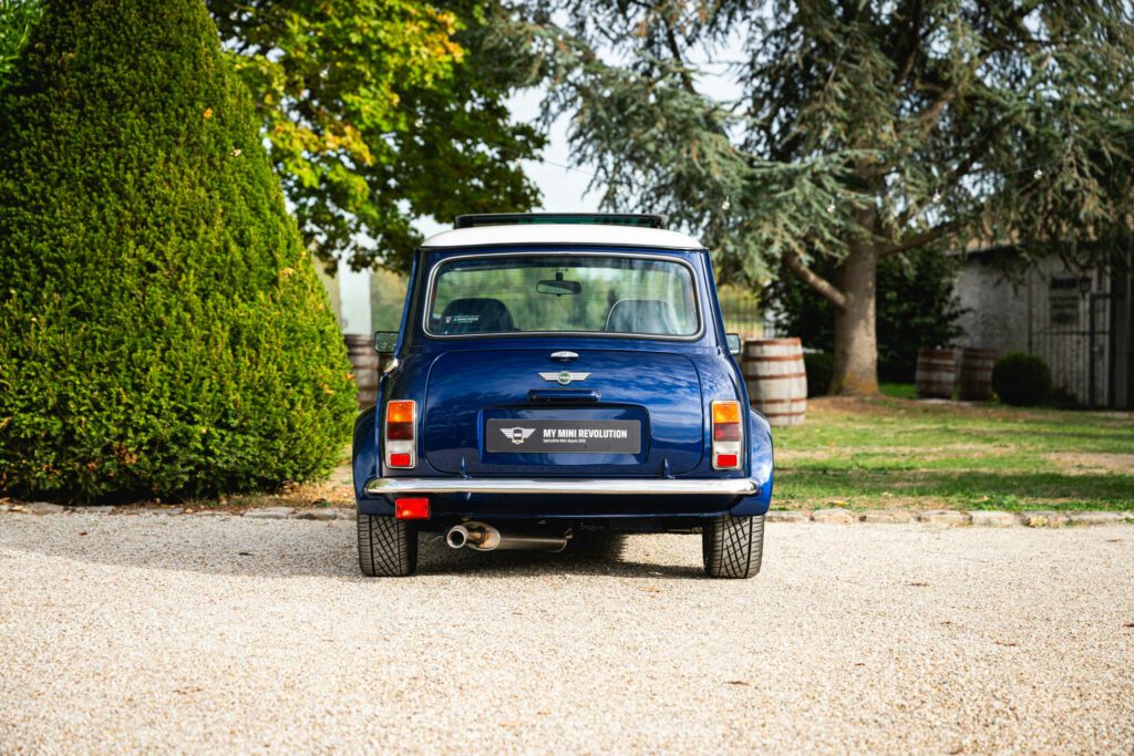 Mini 1.3 MPI Cooper Sportspack azul Tahití 1998 en venta, usado, colección, coleccionista, techo corredizo, sala de exposición, París, Francia, EE. UU. en venta, clásicos raros, Mini, mi Mini Revolution