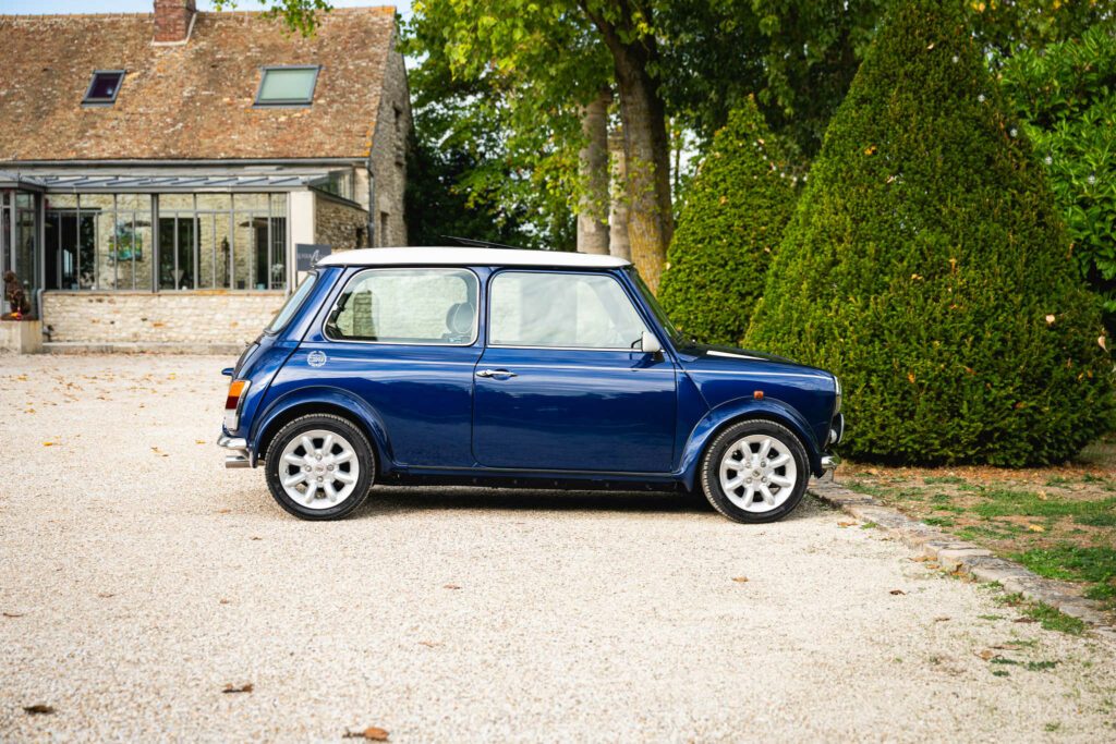 Mini 1.3 MPI Cooper Sportspack azul Tahití 1998 en venta, usado, colección, coleccionista, techo corredizo, sala de exposición, París, Francia, EE. UU. en venta, clásicos raros, Mini, mi Mini Revolution