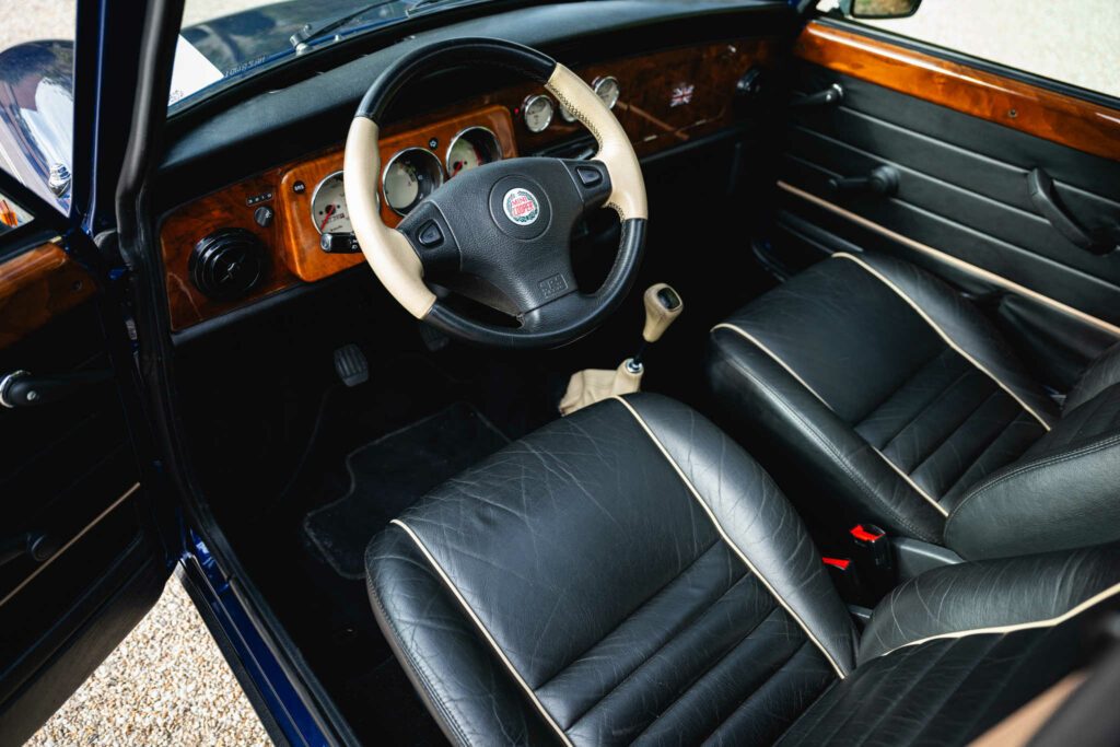 Mini 1.3 MPI Cooper Sportspack azul Tahití 1998 en venta, usado, colección, coleccionista, techo corredizo, sala de exposición, París, Francia, EE. UU. en venta, clásicos raros, Mini, mi Mini Revolution