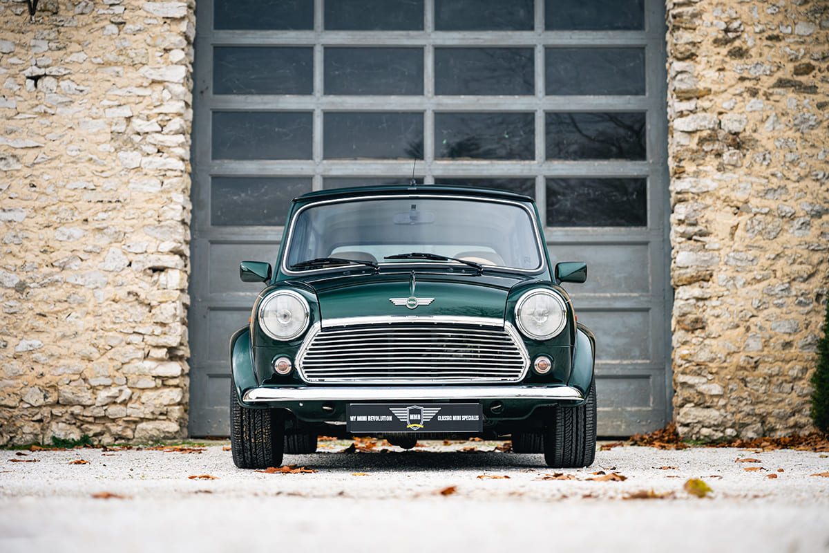 Mini 1.3 MPI Knightbridge air conditioning British Racing Green 2000 for sale used My Mini Revolution Paris