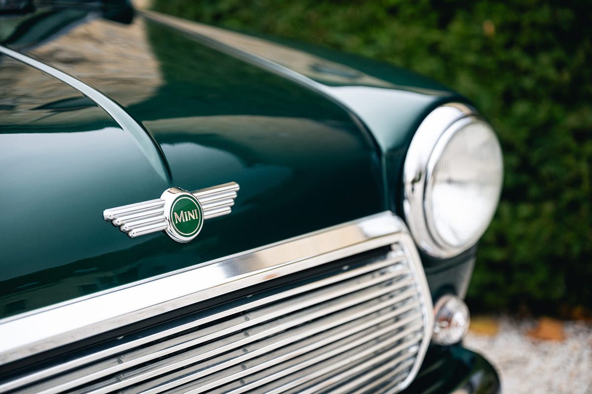 Mini 1.3 MPI Knightbridge air conditioning British Racing Green 2000 for sale used My Mini Revolution Paris