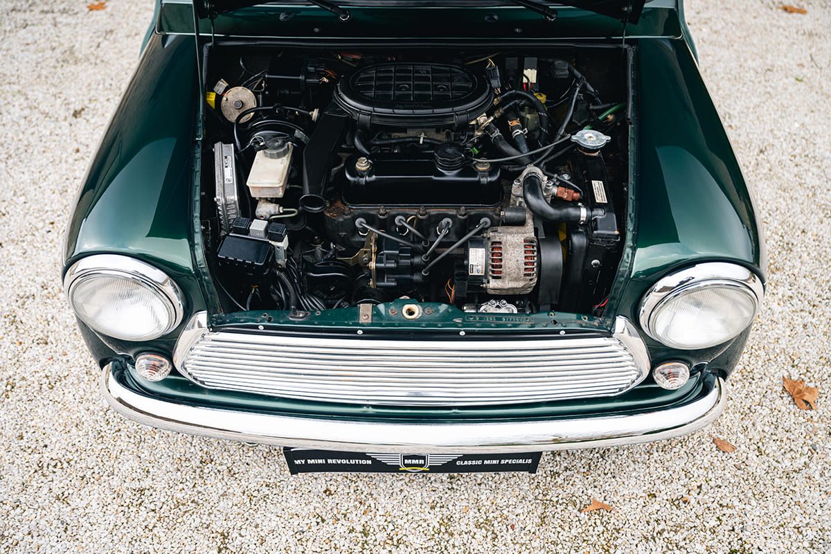 Mini 1.3 MPI Knightbridge air conditioning British Racing Green 2000 for sale used My Mini Revolution Paris