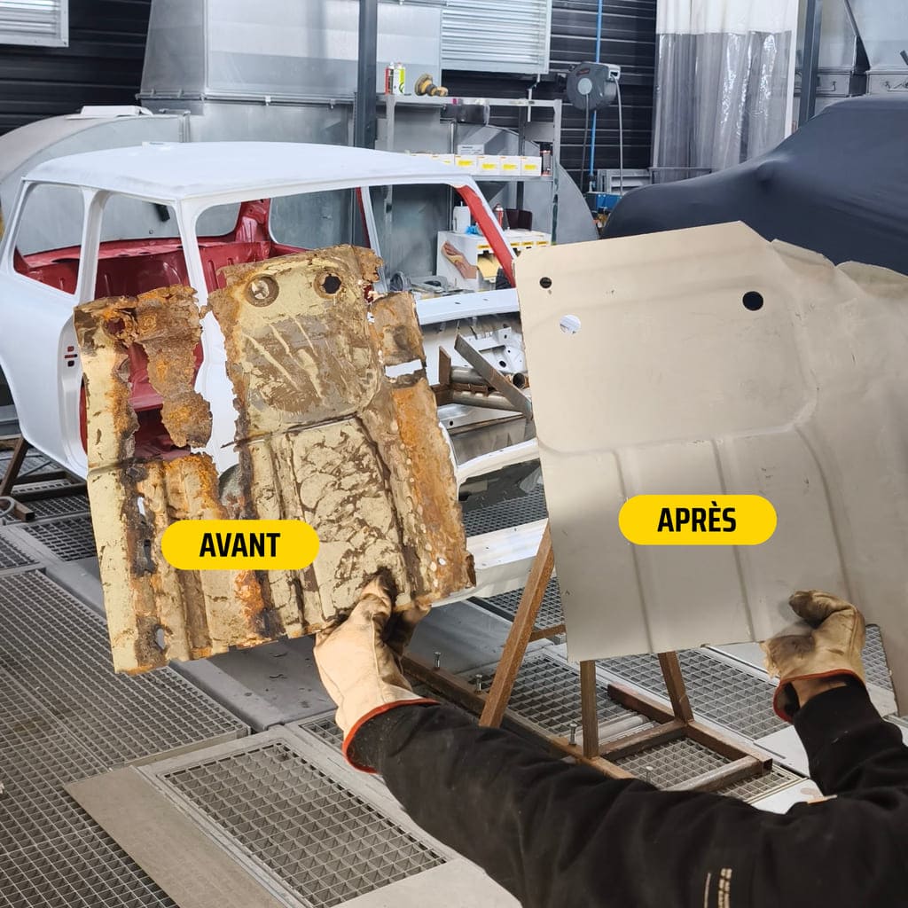 mini atelier rouille avant apres