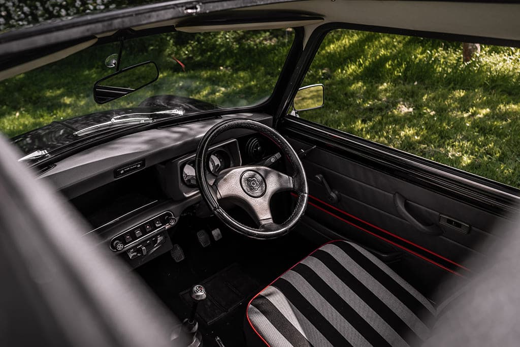 mini cooper 1000 designer mary quant interior 1988 01