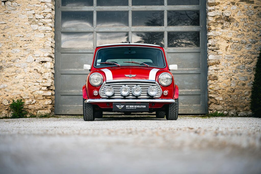 Mini Cooper 1.3 MPI jantes 12" rouge Solar Red 1996 à vendre occasion My Mini Revolution Paris