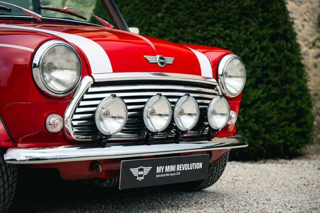 Mini Cooper 1.3 MPI jantes 12" rouge Solar Red 1996 à vendre occasion My Mini Revolution Paris
