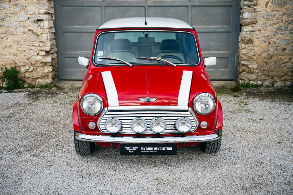 Mini Cooper 1.3 MPI jantes 12" rouge Solar Red 1996 à vendre occasion My Mini Revolution Paris