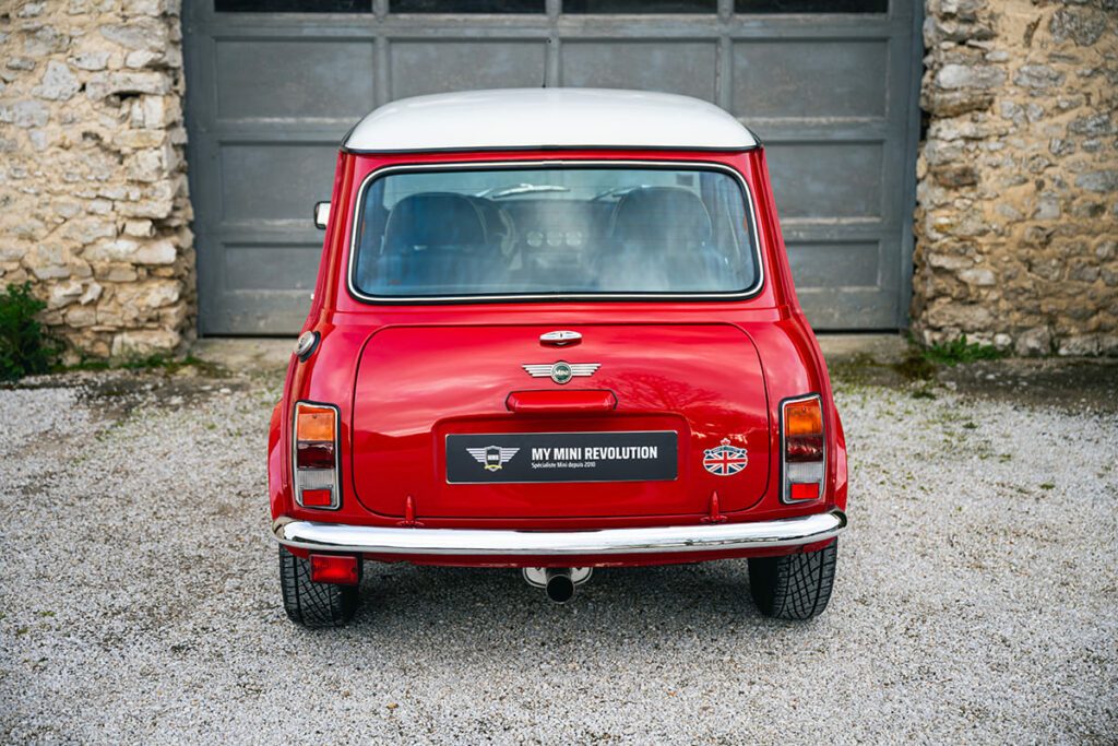 Mini Cooper 1.3 MPI jantes 12" rouge Solar Red 1996 à vendre occasion My Mini Revolution Paris