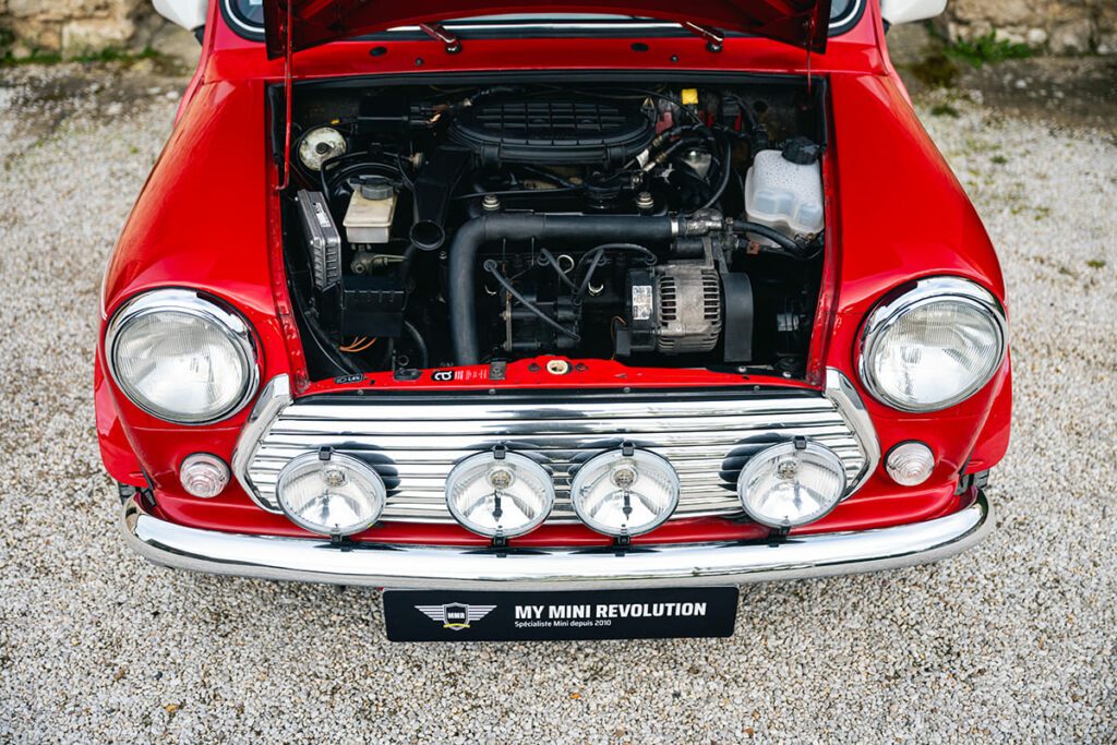 Mini Cooper 1.3 MPI jantes 12" rouge Solar Red 1996 à vendre occasion My Mini Revolution Paris