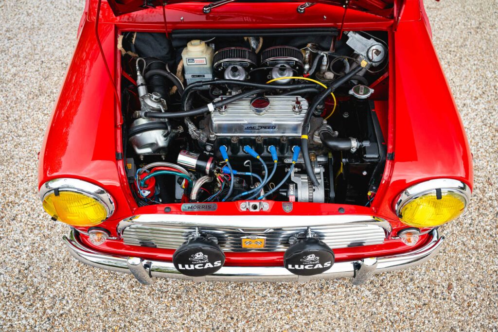 morris mini cooper mk1 works replica tartan red 1966 arrivage à vendre occasion classics mini my mini revolution paris houdan france USA New York collection collector